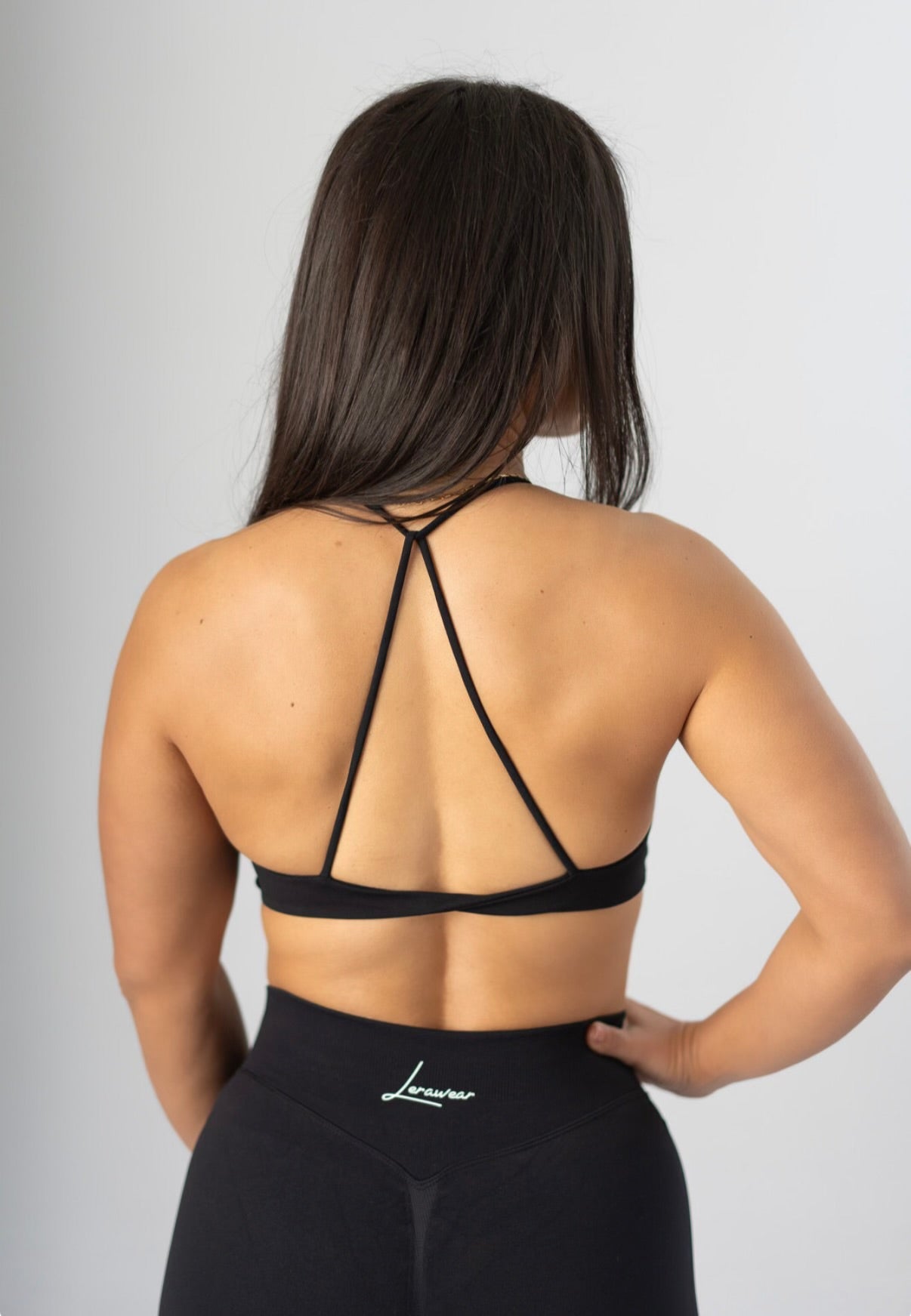 Dynamic Twist Bra Midnight Black