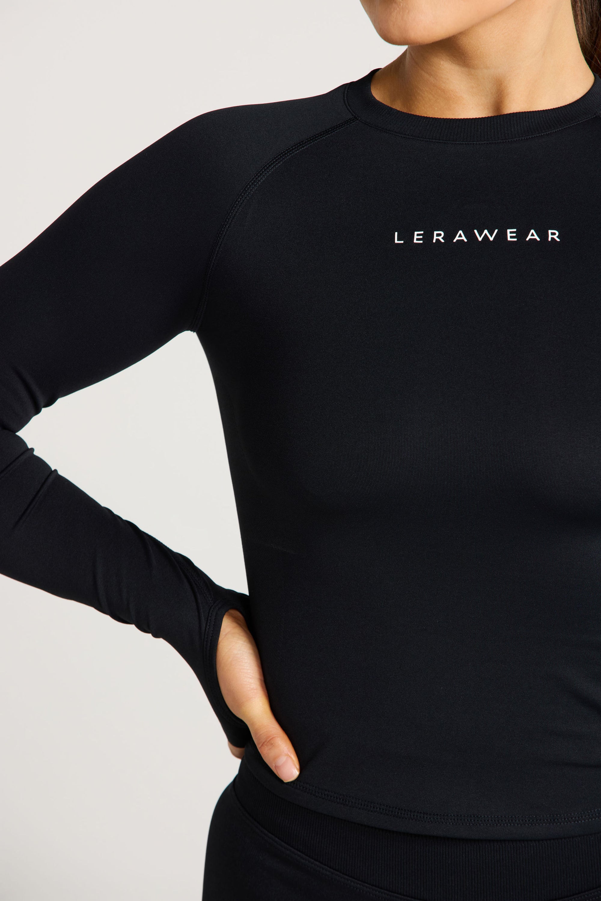 Sculpt Longsleeve Top - Black