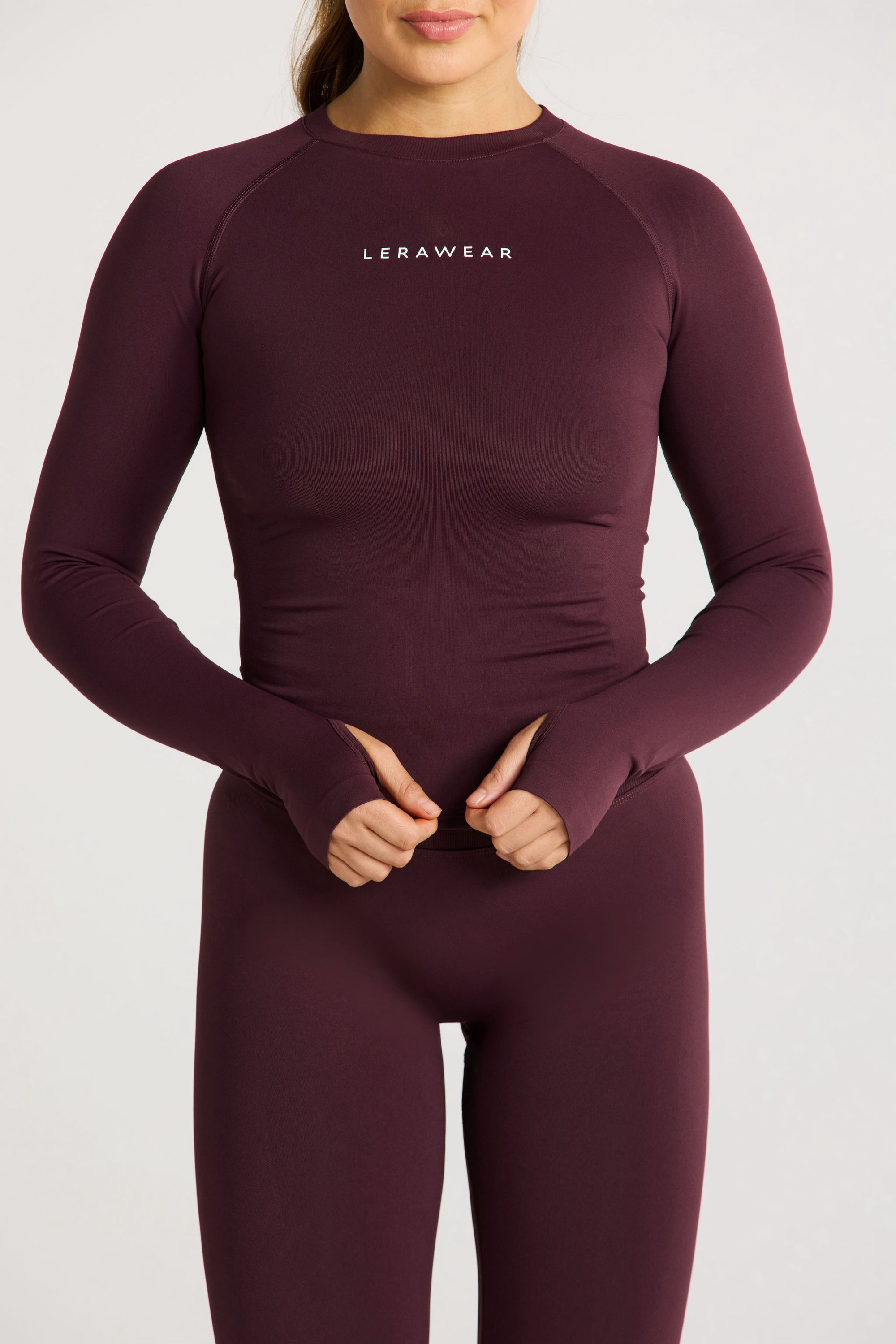 Sculpt Longsleeve Top - Espresso