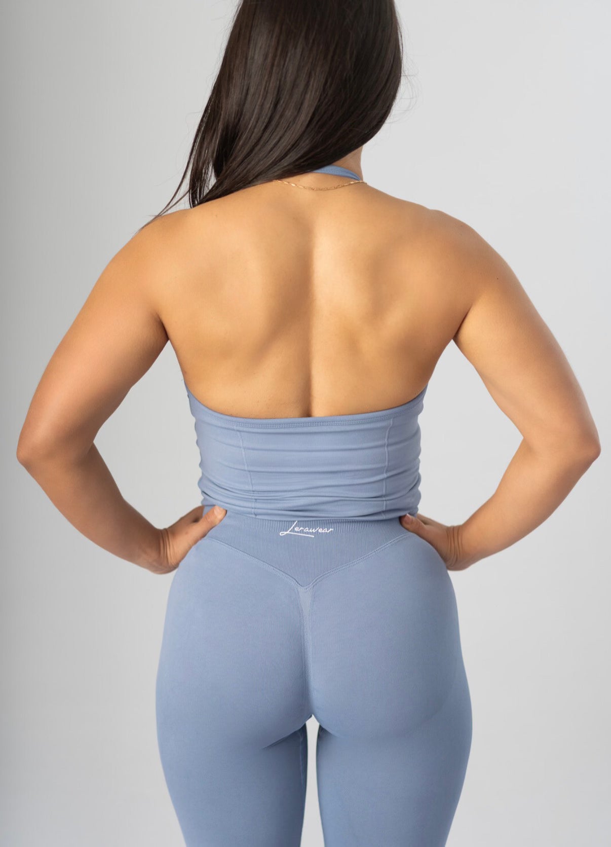 Impact Halter Top Graphite