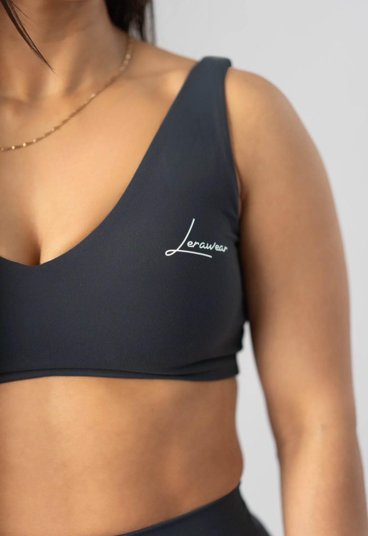 Luxe Bralette Charcoal Grey