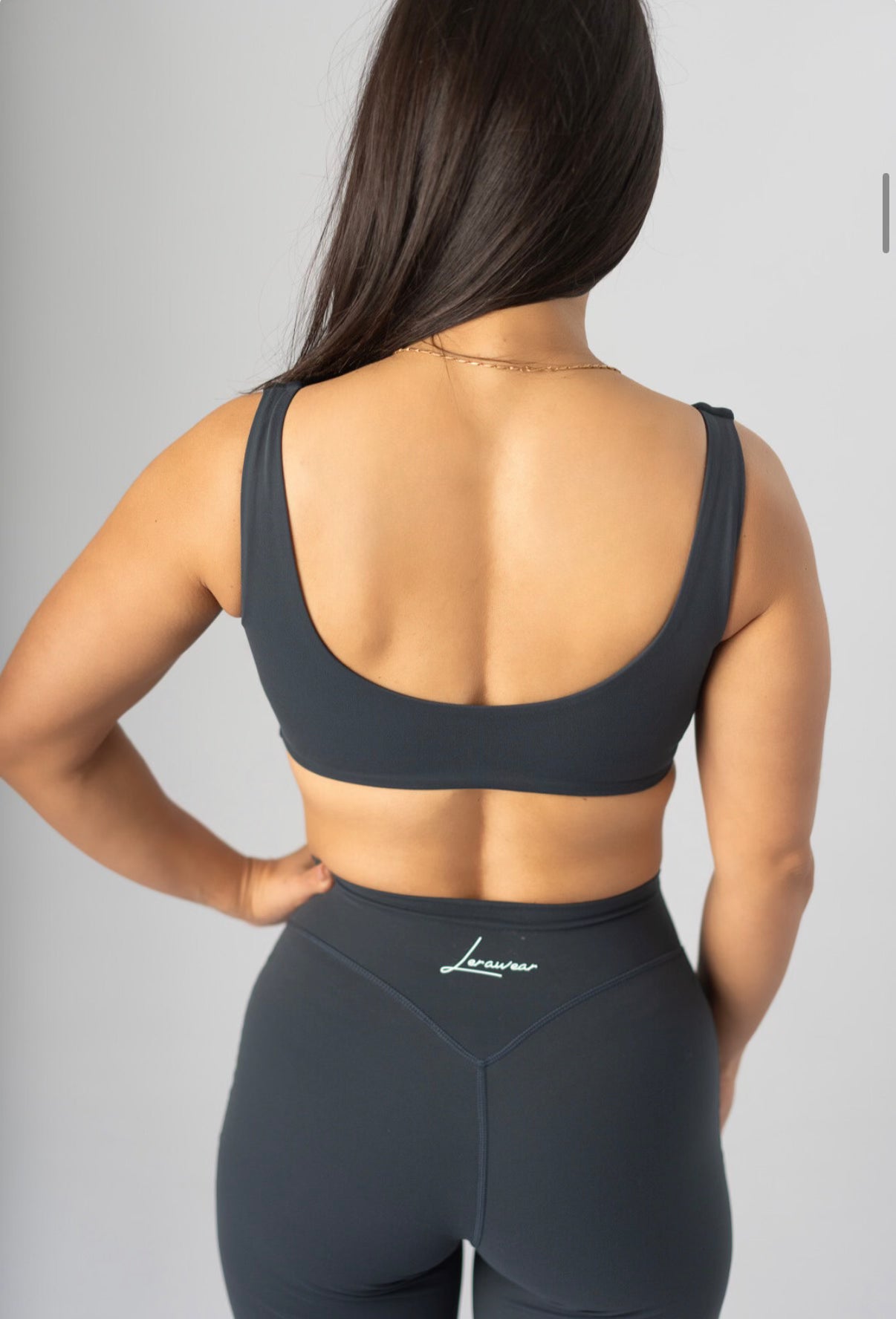 Luxe Bralette Charcoal Grey