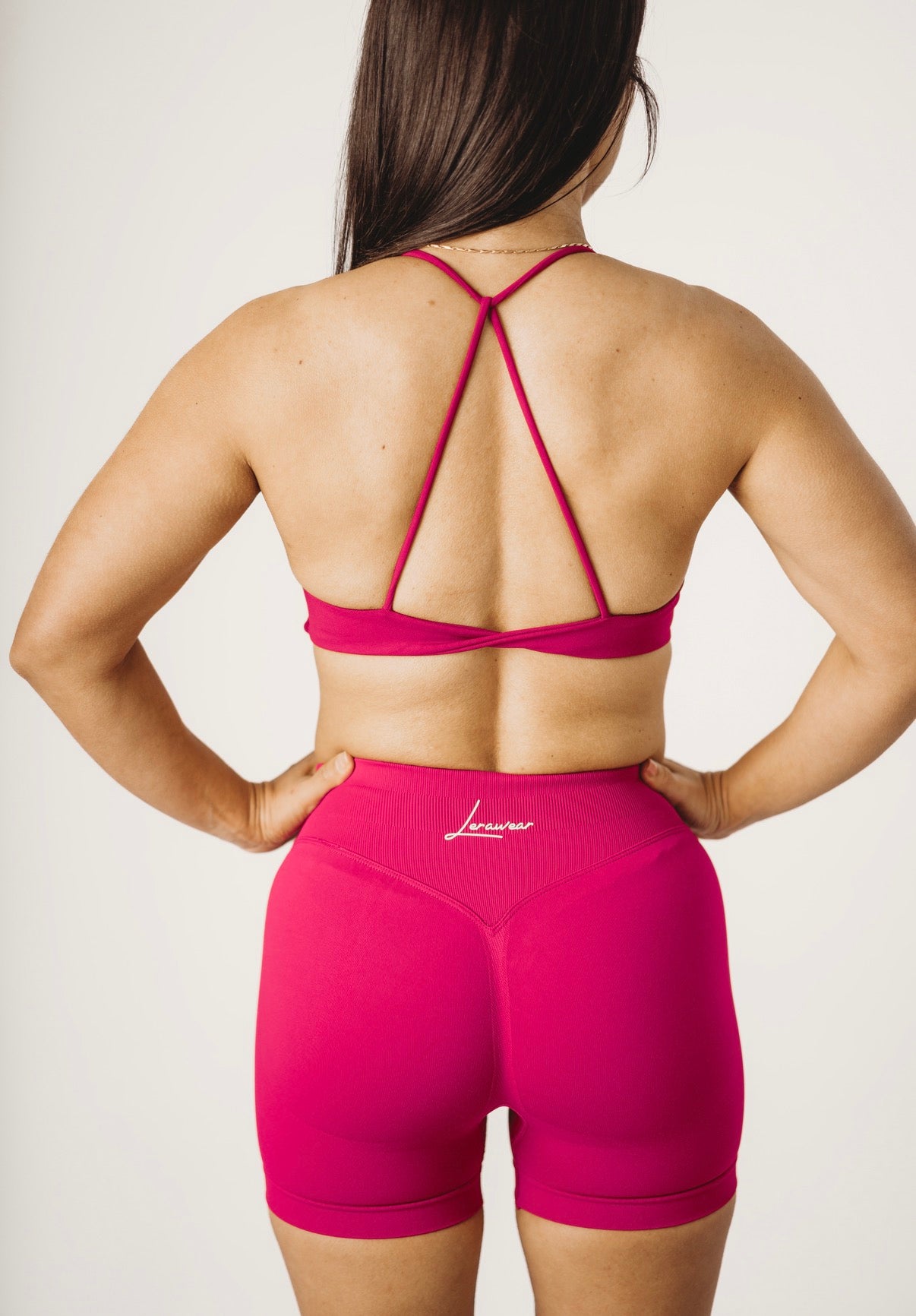 Elevate Twist Bra Berry