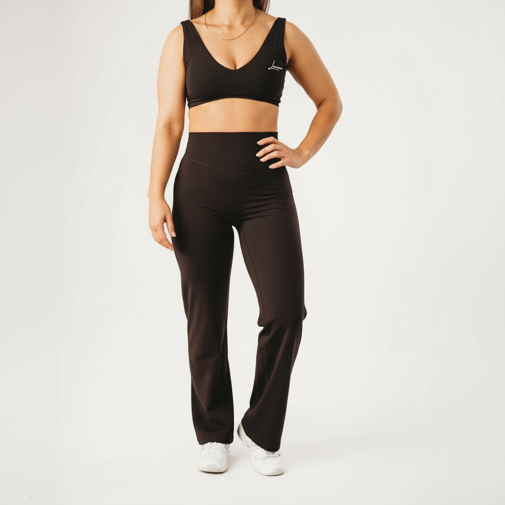 LuxMotion Straight Leg Bottoms Black