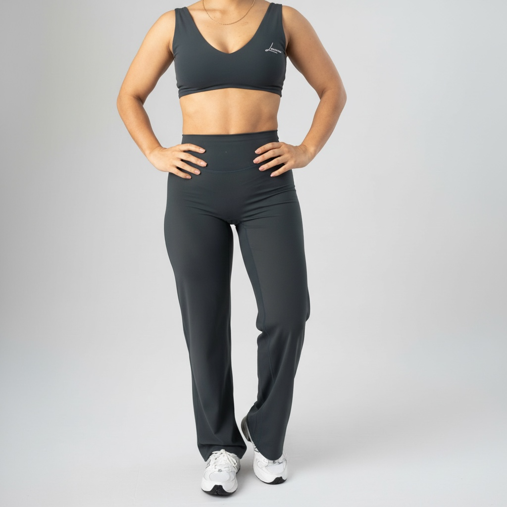 Luxe Straight Leg Charcoal Grey
