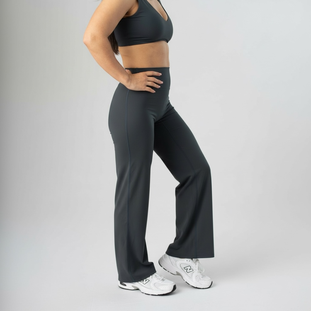 Luxe Straight Leg Charcoal Grey