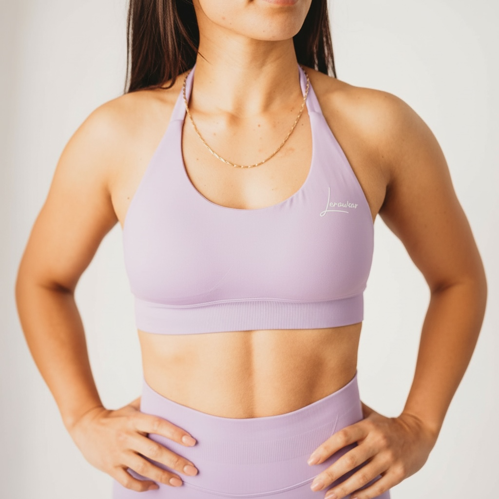Halter Neck Bra Lilac